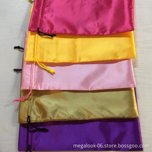 Desgin Your Custom Logo Hair Extension Packaging,Beautiful Satin hair extension packaging Bags,Buy Hair Get Free Private Labels